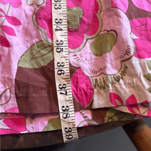 Vintage Floral Pink and Brown Mini Dress - Picture 10 of 10